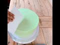 Covering a Dummy cake with Buttercream