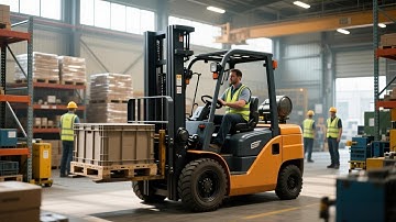 Forklift AI Anti-Collision & Warning System