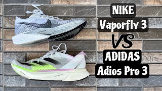 EP.30 จับ 2 รองเท้าซิ่งค่ายยักษ์ใหญ่มาเปรียบเทียบกัน Vaporfly 3 VS Adios Pro 3