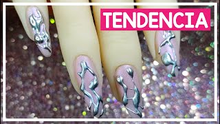 Diseño de UÑAS con RELIEVE en TENDENCIA | Tutorial de uñas PASO A PASO