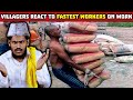 Villagers React To Amazing Skills Fast Workers Level Master ! Tribal People React To Fastest Workers