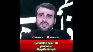 Hacı Ramil Bədəlov-Qohumları ilə əl ələ görüşənlər diqqətlə dinləyin Resimi