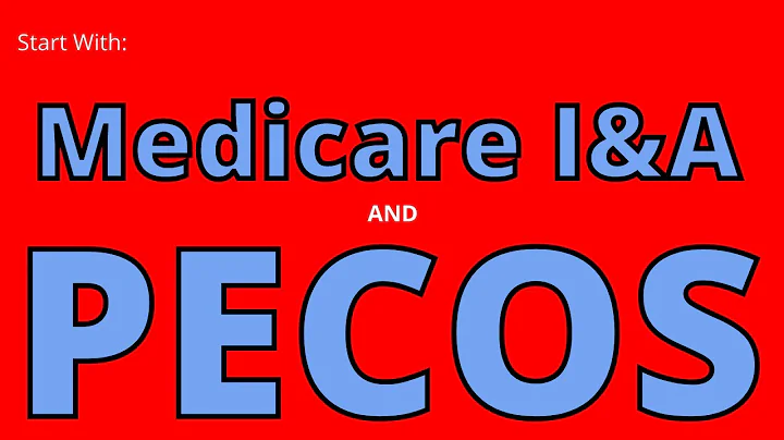 How to Enroll In Medicare I & A System and PECOS for PT, OT, SLP