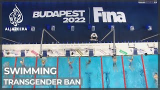 FINA bars trans swimmers from participating in women’s events