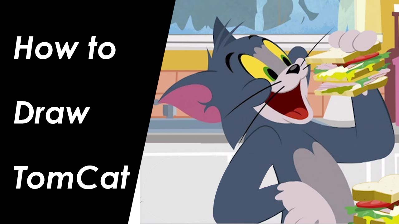 How to draw Tom cat | Quaratine | 100Dayssketchchallenge | Lockdown