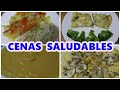 💡IDEAS DE CENAS FACILES Y SALUDABLES🥗🍱 || COCINA CONMIGO👩‍🍳