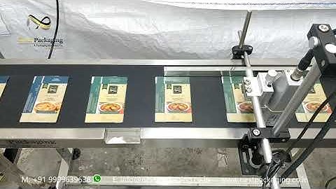 Online Tij Inkjet batch coding machine | Manual Conveyor | Carton batch coding