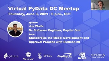Standardize the Model Development and Approval Process with Rubicon-ml | PyData DC Meetup - June2021