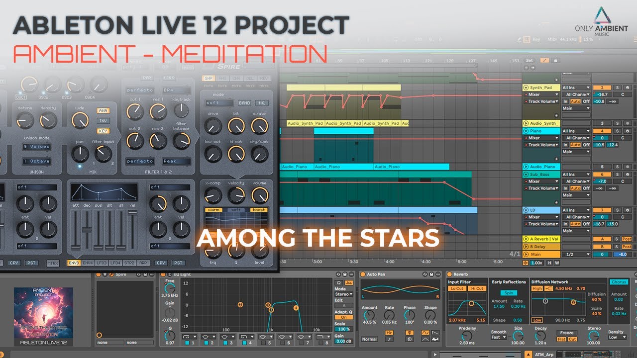 How To Creat an Ambient, Melodic Track - Among The Stars, Ableton Live ...