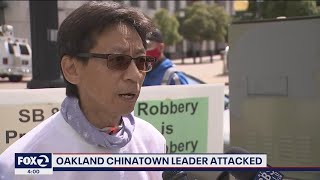 Oakland Chinatown leader speaks after attack