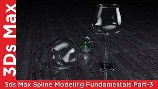 Spline Modeling Fundamentals 3ds Max Part-3 _3ds Max Tutorial - 19