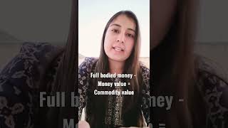 Full bodied money vs Credit money #shorts #youtubeshorts #short #commerce #economics #smartstudy