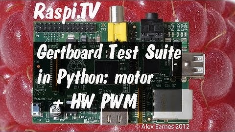 Gertboard software in Python - Motor Program with Hardware PWM and wiringpi