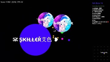 AgarList-Alis.io -Playing with AzToIUTU and AgaR HectoR