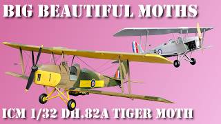 Great, but not the perfection I crave! | ICM 1/32 Tiger Moths | Build and Review