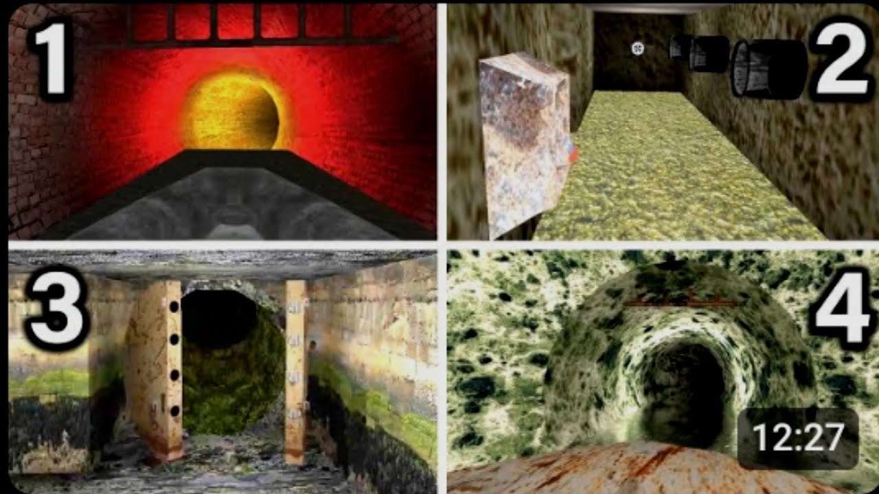 Granny 1 2 3 4 Sewer Escape Full Gameplay - Granny All Chapters