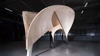 Hygroshell - Itech Research Pavilion, Chicago Architecture Biennial 2023