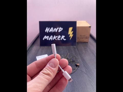 ყურსასმენის გადამყვანი / Apple headphone adapter / Адаптер для наушников Apple