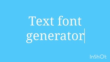 how to use text font generator