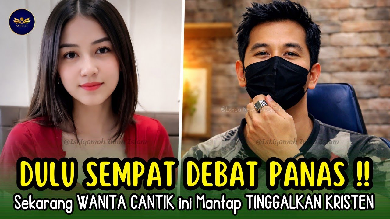 MASYAALLAH.. DULU SEMPAT DEBAT PANAS🔥 SEKARANG WANITA CANTIK INI MANTAP BERSYAHADAT MASUK ISLAM
