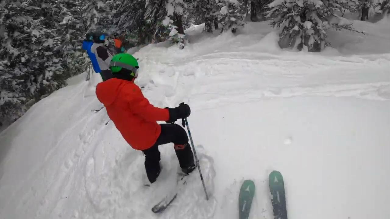 Skiing Through Trees! (4K) YouTube