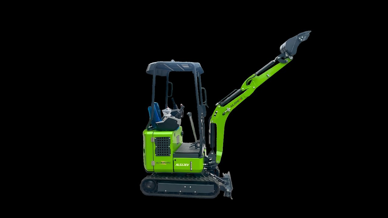 Meet AILISHENG Electric Mini Excavator ALS12EV: The 1.2 Ton Electric Wonder That Does It All
