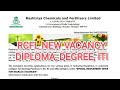 RCFL NEW VACANCY 😍 DIPLOMA, DEGREE, ITI, CHEMICAL #iocl OPERATOR,#electrical #mechanical