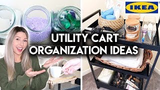 IKEA HOME ORGANIZATION IDEAS FOR SMALL SPACES 4 UTILITY CART IDEAS