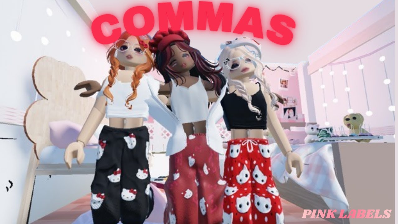 L1LL1CS - 쉼표(COMMAS) M/V Roblox kpop 4k