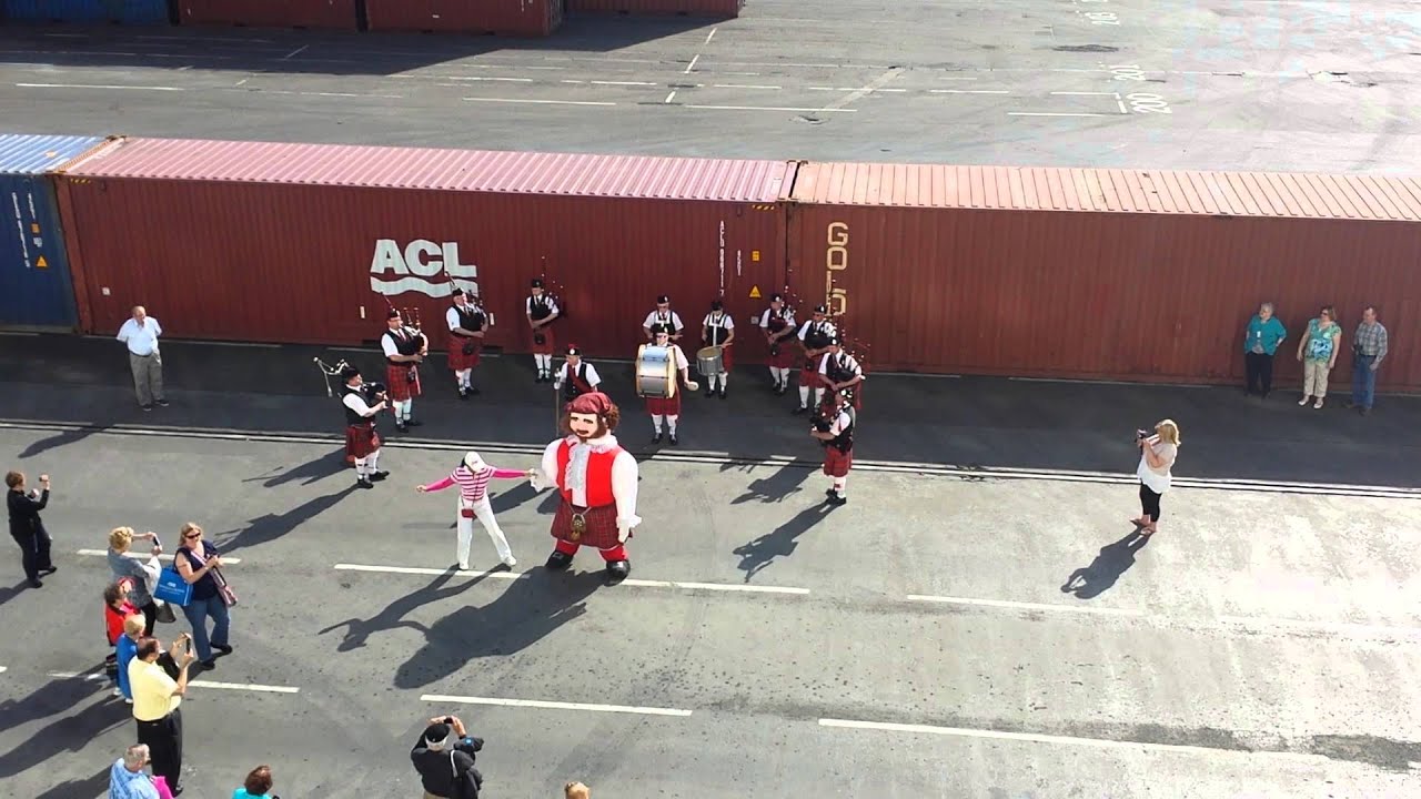 Bagpipes farewell for Ruby Princess May 2014 YouTube