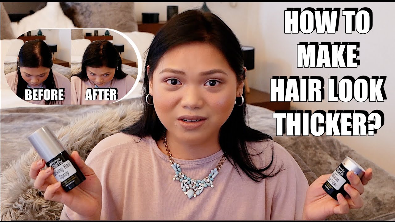 How to make your hair look thicker in 1 minute?! YouTube