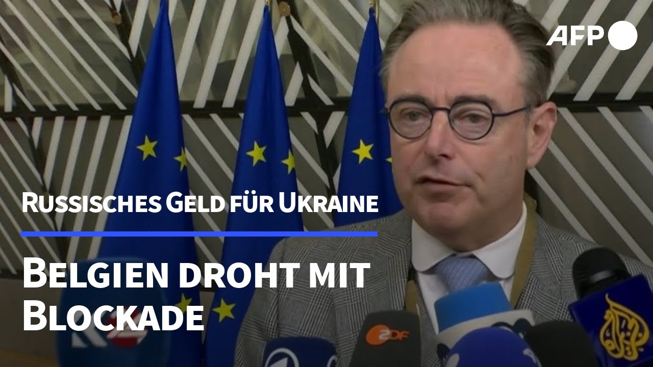 Russisches Geld für Ukraine: Belgien droht mit Blockade | AFP