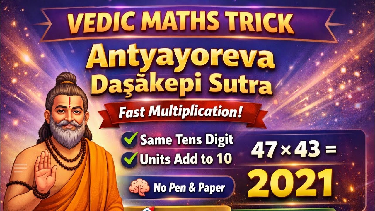 Vedic Maths Multiplication Tricks