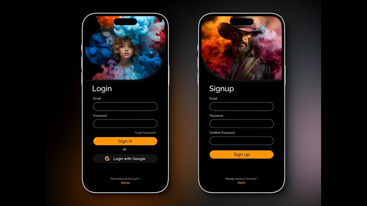 🚀📱 Ultimate Responsive LogIn and SignUp Page | Flutter Tutorial for ...