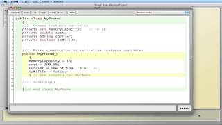 APCS Creating Classes