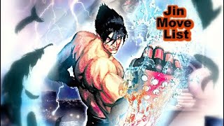 Jin Move List Street Fighter X Tekken