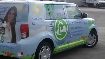 Car Wrap Davie Florida for Green Realty Properties by 3M CERTIFIED Car Wrap Solutions