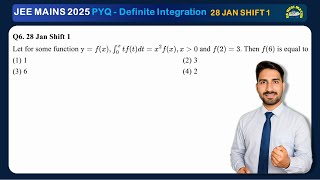 Let for some function y = f(x),∫₀ˣ t f(t) dt = x² f(x), x 0 and f(2) = 3.Then f(6) is equal to..