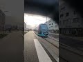 arrivée d'un tram court à ufr santé direction gare viotte signe