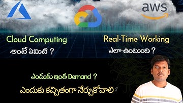Brief Introduction about Cloud Computing | AWS | GCP | Azure | Cloud Computing In Telugu