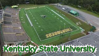 Bird's-Eye View of KSU Alumni Stadium! 🦅 (Kentucky State University Drone Tour)