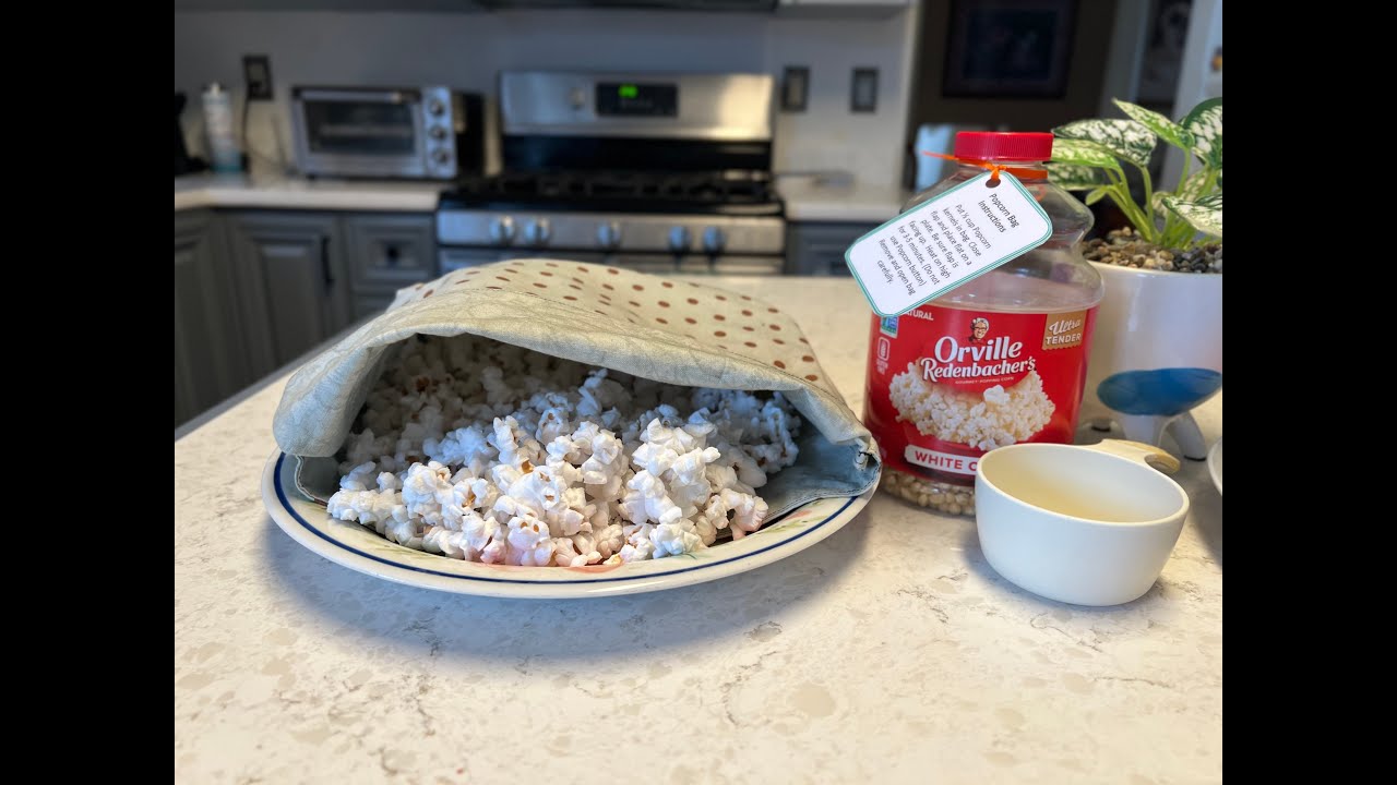 Fabric Microwaveable Popcorn Bag YouTube