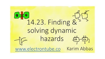 14.23. Finding and solving dynamic hazards