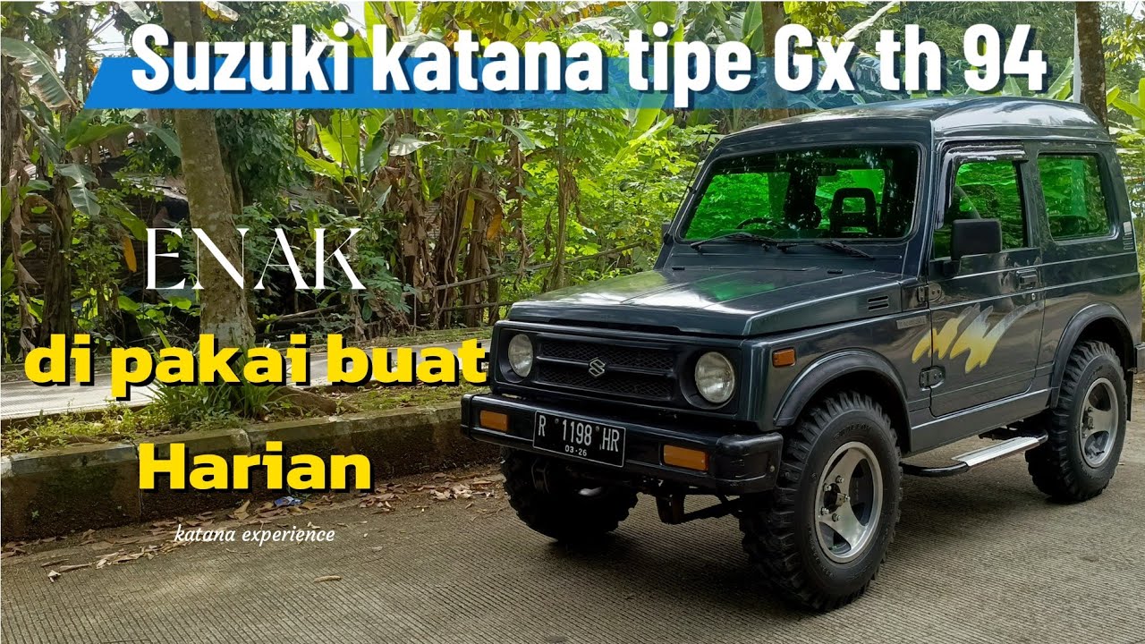 Suzuki katana gx tahun 94 mobil murah bisa di pakai harian