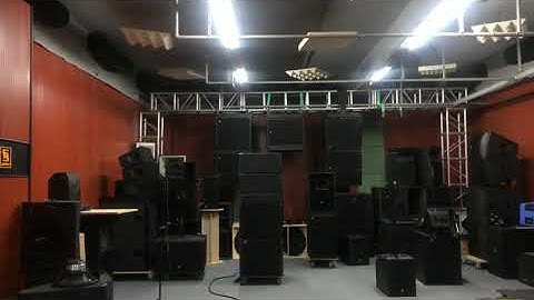 Sanway Audio LA210 ( revised Vera20 ) dual 10inch two way line array speaker testing