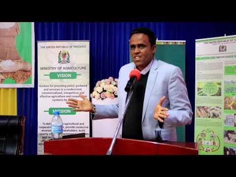 HOTUBA YA MHE HUSEIN BASHE NAIBU WAZIRI KILIMO ALIPOKUTANA NA WAFANYABIASHARA WA MAZAO YA NAFAKA 