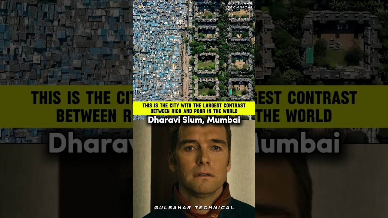 Mumbai’s Shocking Contrast: Billionaires & Slums Side by Side 💸🏚️