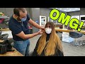 Trendy Long to Short AMAZING Hair Transformation | Bangs Cut