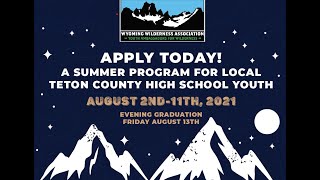 Youth Ambassadors For Wilderness 2021 Apply Today