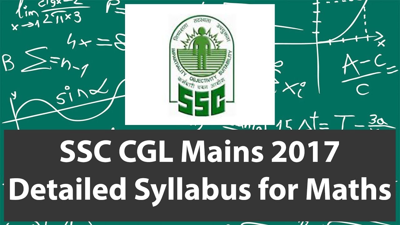 Detailed Quant Syllabus For SSC CGL Mains 2017 Tier 2 Tier 2
